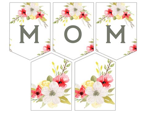 Mother S Day Printable Decorations